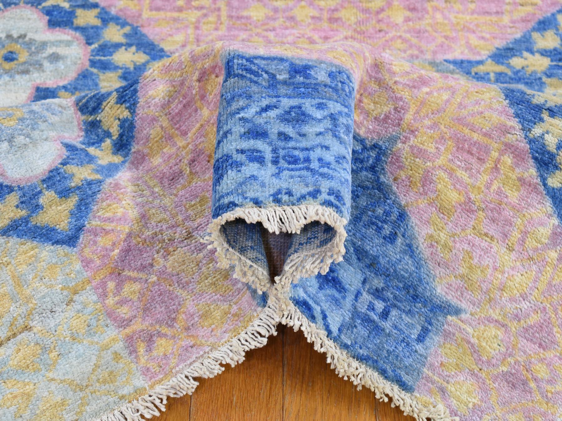 Mamluk Mamluk hand-knotted wool rug in Blue, 9' x 11'8" — SKU O066997 (view 5)