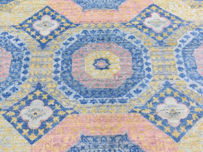Mamluk Mamluk hand-knotted wool rug in Blue, 9' x 11'8" — SKU O066997 (view 8)