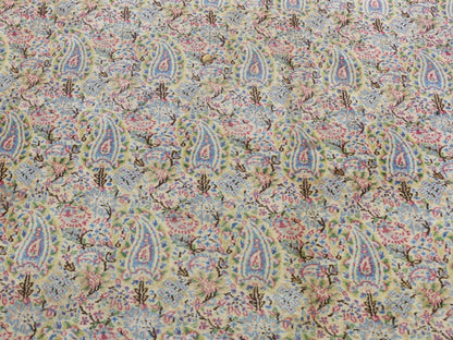 Ivory 10'0" x 13'0" Antique Hand knotted Wool Rug - Sku: O066998