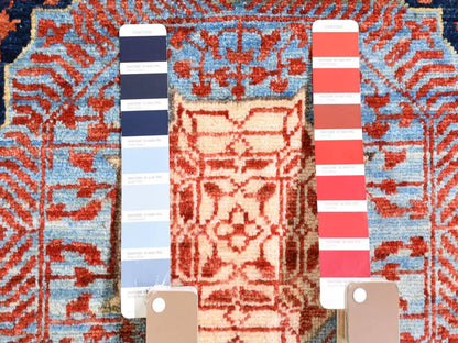 Ivory 10'0" x 13'9" Mamluk Hand knotted Wool Rug - Sku: O066999
