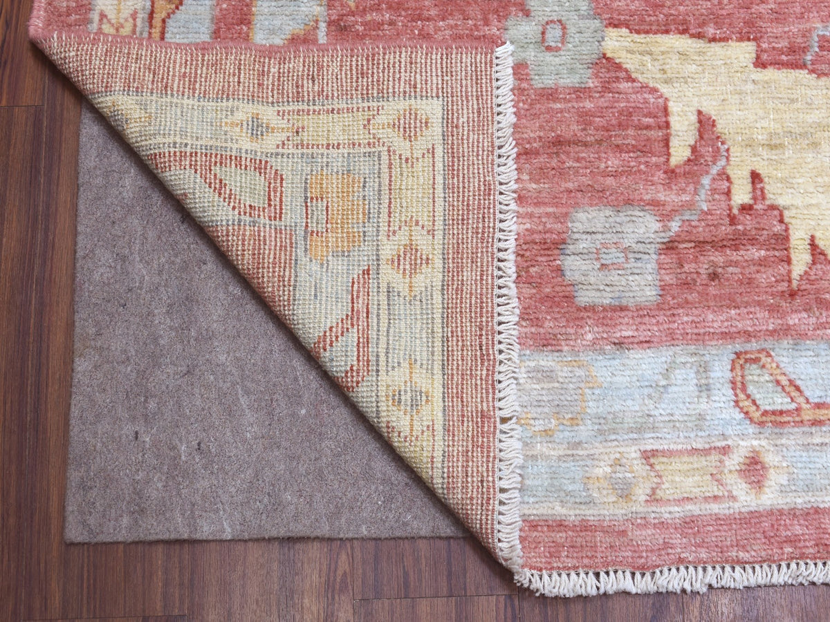 Oushak Oushak hand-knotted wool rug in Pink, 13'9" x 19' — SKU O068347 (view 4)