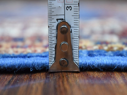 Kazak Kazak hand-knotted wool runner in Blue & Red, 2'10" x 37'2" — SKU O068600 (view 5)