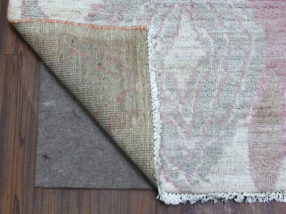 Pink 8'10" x 11'9" Tribal Hand knotted Wool Rug - Sku: O068749