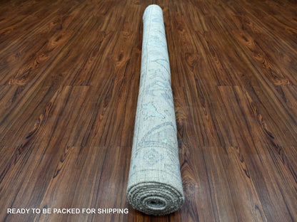 Oushak Oushak hand-knotted wool rug in Beige, 6'3" x 9' — SKU O069528 (view 5)