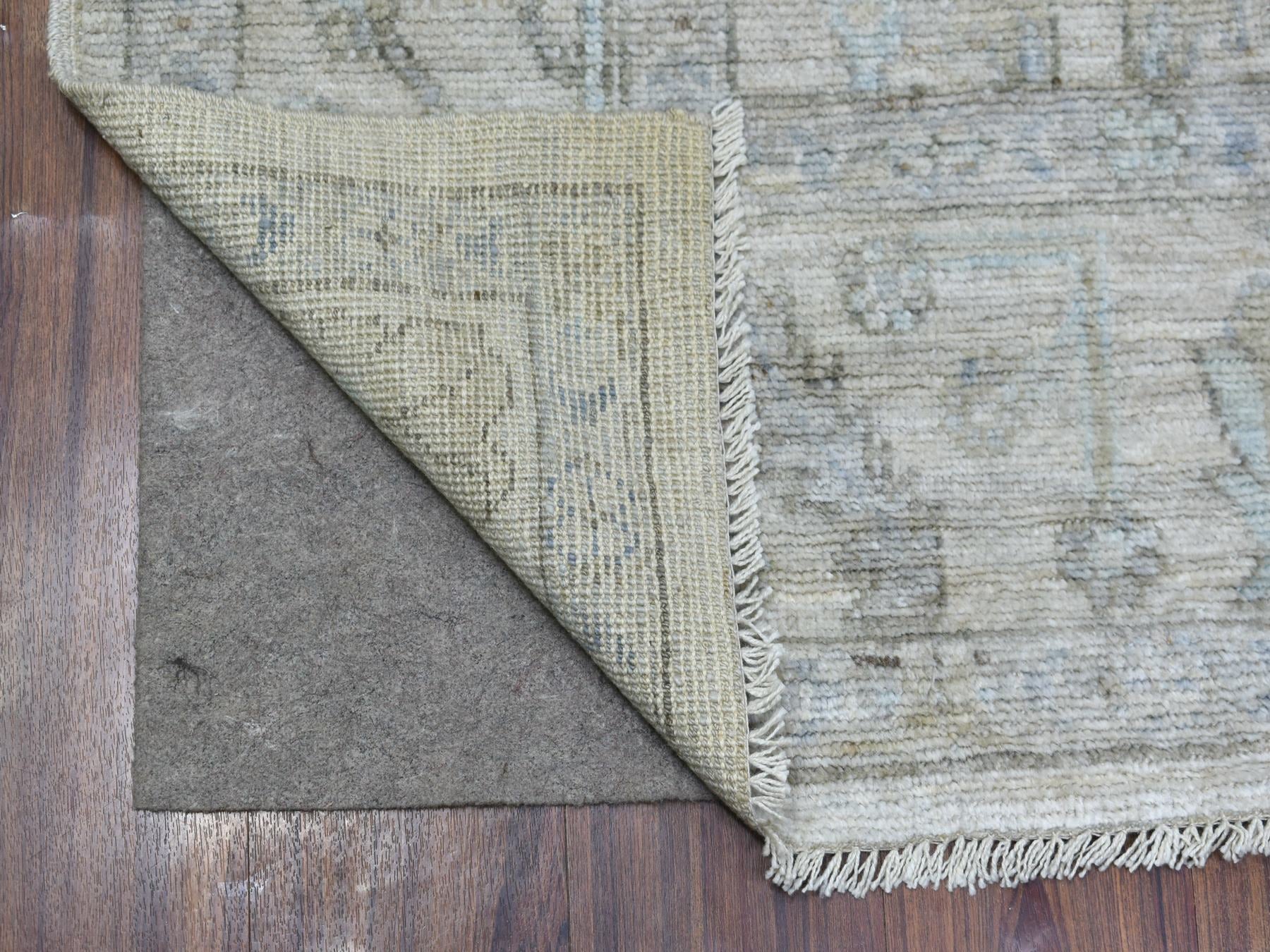 Oushak Oushak hand-knotted wool rug in Beige, 6' x 9'1" — SKU O069684 (view 3)
