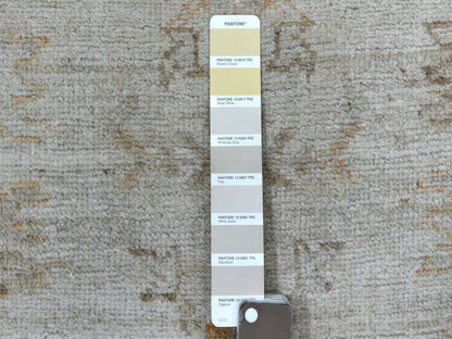 Grey 2'5" x 13'9" Oushak And Peshawar Hand knotted Wool Rug - Sku: O069850