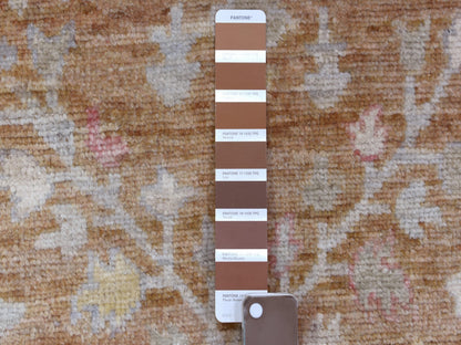 Oushak Oushak hand-knotted wool runner in Brown & Gray, 2'7" x 17'2" — SKU O069861 (view 3)