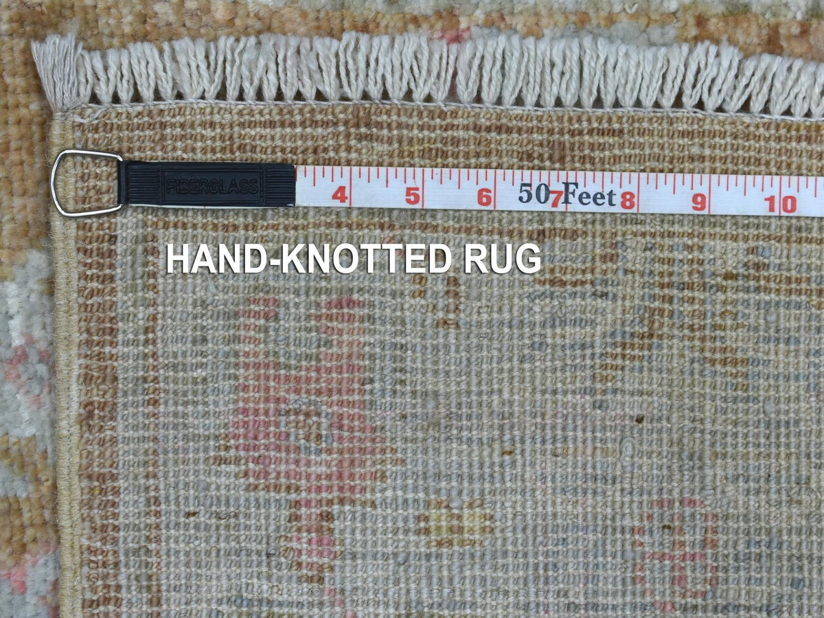 Oushak Oushak hand-knotted wool runner in Brown & Gray, 2'7" x 17'2" — SKU O069861 (view 6)