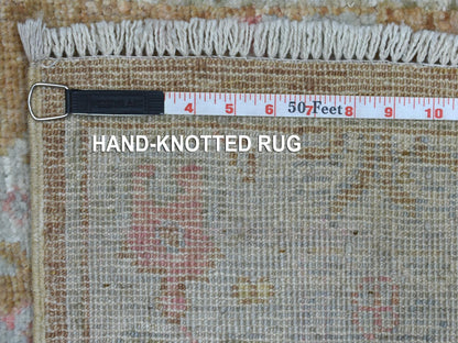 Oushak Oushak hand-knotted wool runner in Brown & Gray, 2'7" x 17'2" — SKU O069861 (view 6)