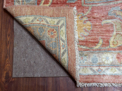 Pink 11'10" x 14'3" Oushak / Peshawar Hand knotted Wool Rug - Sku: O069899