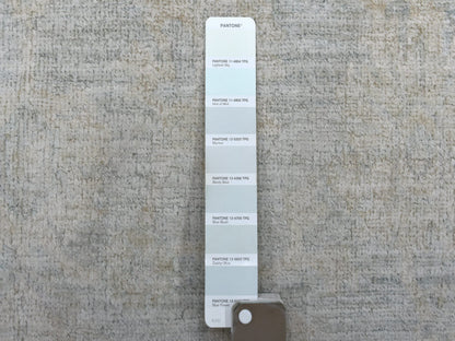 Grey 6'0" x 8'9" Oushak And Peshawar Hand knotted Wool Rug - Sku: O070253