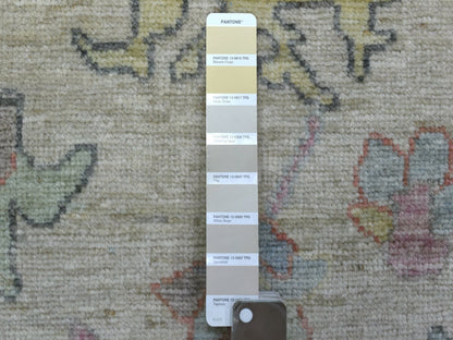 Oushak Oushak hand-knotted wool runner in Beige, 2'10" x 12'3" — SKU O070494 (view 3)