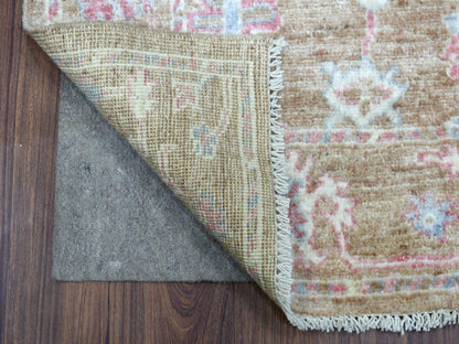 Oushak Oushak hand-knotted wool rug in Brown & Almond Brown, 3'1" x 5' — SKU O070544 (view 2)
