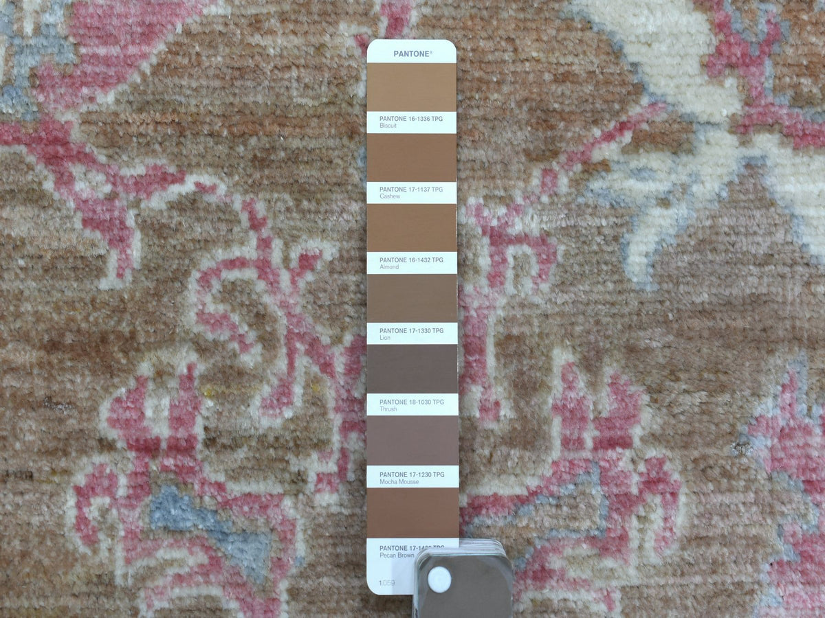Oushak Oushak hand-knotted wool rug in Brown & Almond Brown, 3'1" x 5' — SKU O070544 (view 3)