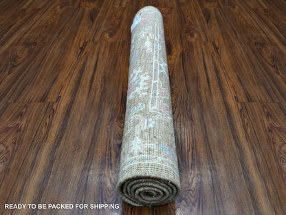 Oushak Oushak hand-knotted wool rug in Brown & Almond Brown, 3'1" x 5' — SKU O070544 (view 4)