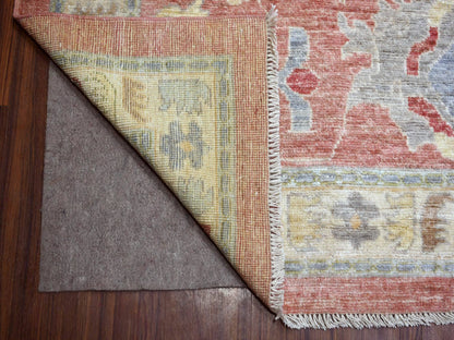 Red 12'0" x 16'0" Oushak / Peshawar Hand knotted Wool Rug - Sku: O070751