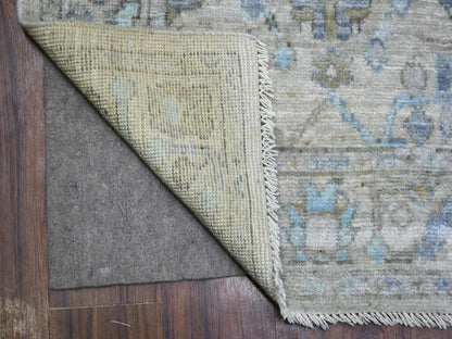 Oushak Oushak hand-knotted wool runner in Gray, 2'9" x 15'1" — SKU O070892 (view 2)