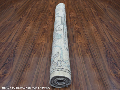Oushak Oushak hand-knotted wool rug in Gray, 4'1" x 5'10" — SKU O071464 (view 4)