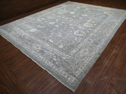 Oushak Oushak hand-knotted wool rug in Gray, 12' x 15'2" — SKU O071479 (view 3)