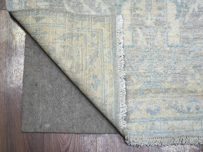 Peshawar Oushak hand-knotted wool rug in Gray & Ivory, 3' x 5' — SKU O071980 (view 2)