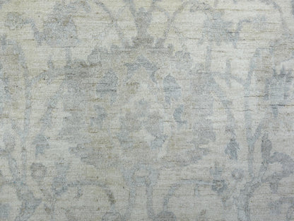 Peshawar Oushak hand-knotted wool rug in Ivory, 8'3" x 9'8" — SKU O072084 (view 8)