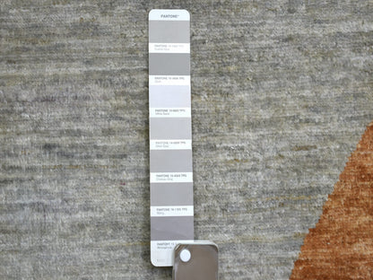 Modern / Contemporary hand-knotted wool rug in Multicolored, 9'1" x 12', SKU O072262 (view 7)