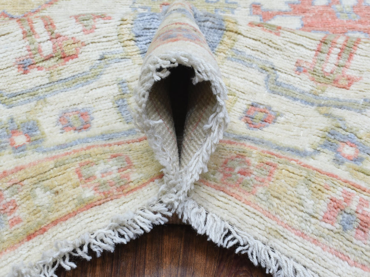 Oushak Oushak hand-knotted wool rug in Ivory, 8'1" x 10'2" — SKU O072589 (view 5)
