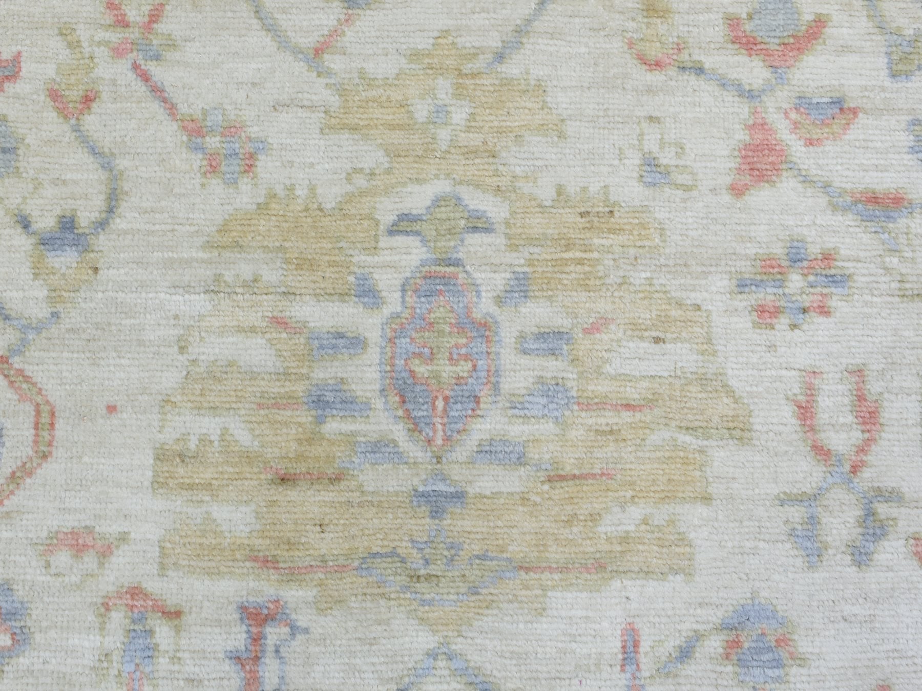 Oushak Oushak hand-knotted wool rug in Ivory, 8'1" x 10'2" — SKU O072589 (view 8)
