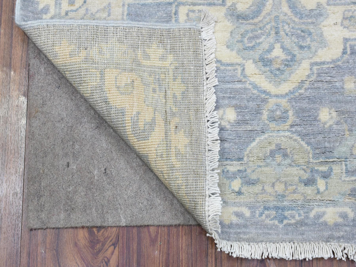 Mahal Oushak hand-knotted wool rug in Gray, 2'8" x 7'7" — SKU O072687 (view 2)
