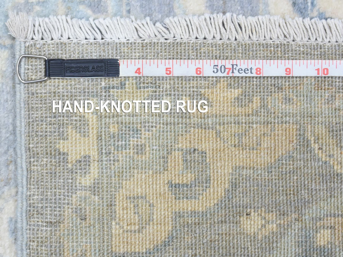 Mahal Oushak hand-knotted wool rug in Gray, 2'8" x 7'7" — SKU O072687 (view 6)