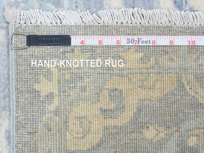 Mahal Oushak hand-knotted wool rug in Gray, 2'8" x 7'7" — SKU O072687 (view 6)