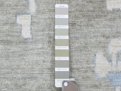 Oushak Oushak hand-knotted wool rug in Gray, 14' x 17'10" — SKU O072731 (view 7)