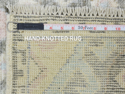 Tribal & Geometric hand-knotted wool rug in Multicolored, 4' x 6'1" — SKU O072743 (view 6)