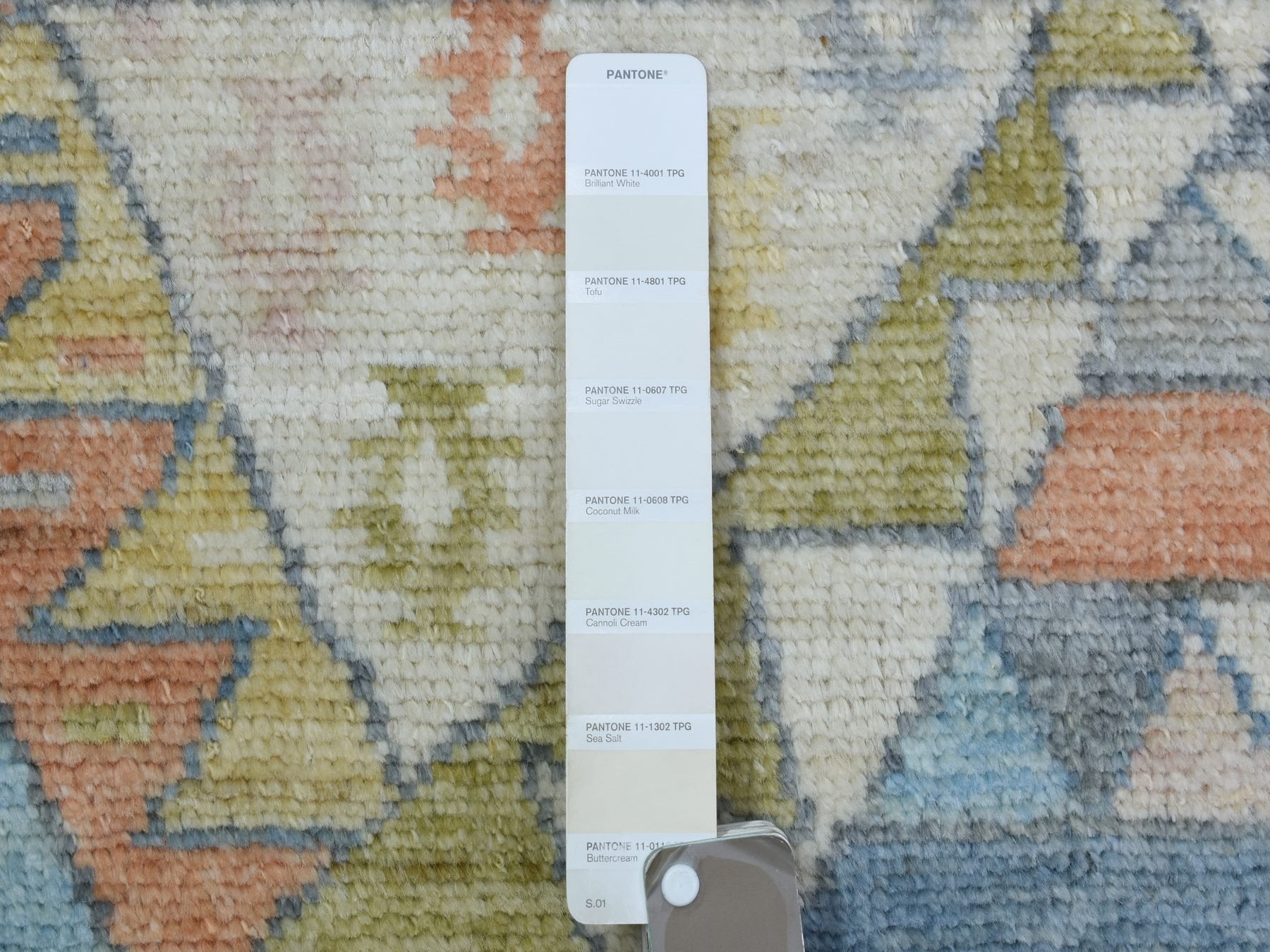 Tribal & Geometric hand-knotted wool rug in Multicolored, 6'1" x 8'8" — SKU O072795 (view 3)
