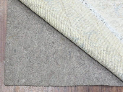 Peshawar Oushak hand-knotted wool rug in Ivory, 7'8" x 7'10" — SKU O072881 (view 5)