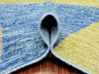 Modern / Contemporary hand-knotted wool rug in Multicolored, 9'1" x 12' — SKU O072883 (view 6)