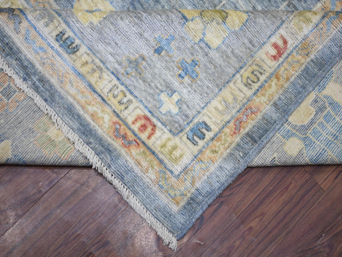 Oushak Oushak hand-knotted wool rug in Gray, 12' x 16' — SKU O073024 (view 6)