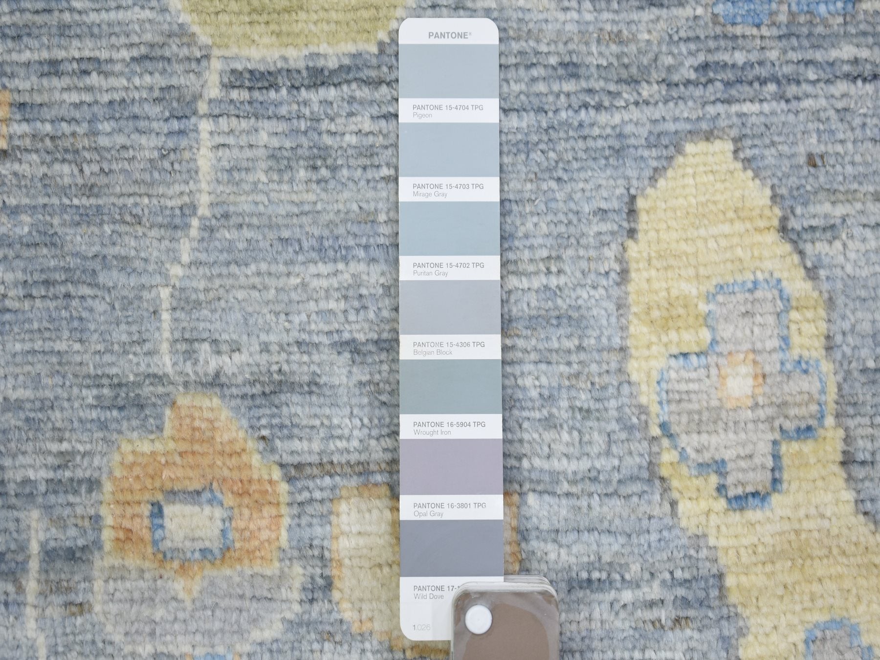 Oushak Oushak hand-knotted wool rug in Gray, 12' x 16' — SKU O073024 (view 7)