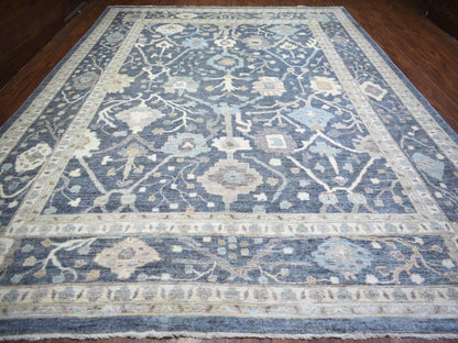 Oushak Oushak hand-knotted wool rug in Gray, 11'9" x 15'7" — SKU O073027 (view 2)