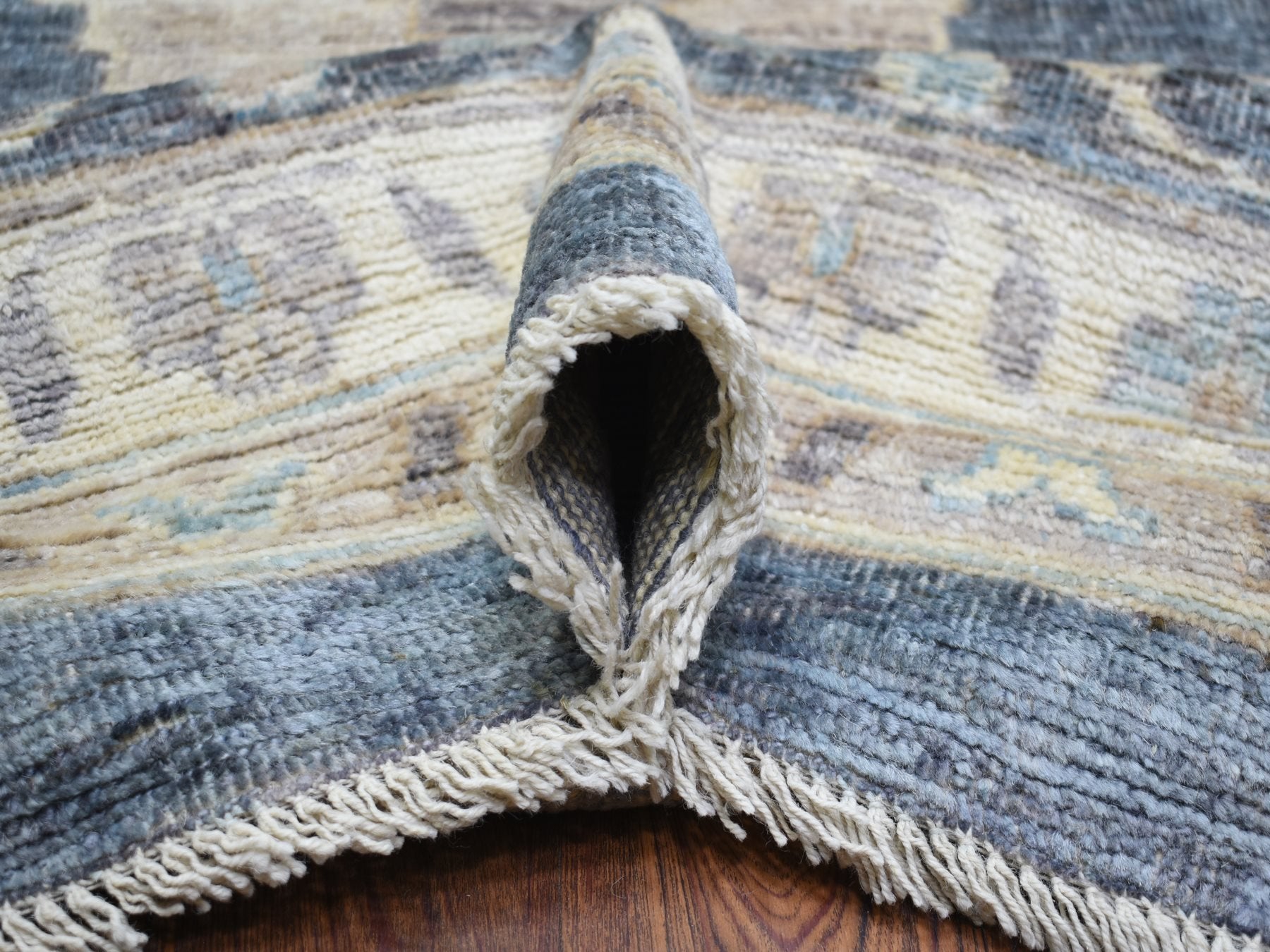 Oushak Oushak hand-knotted wool rug in Gray, 11'9" x 15'7" — SKU O073027 (view 5)
