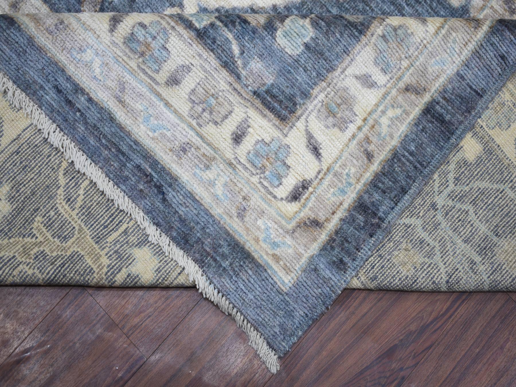 Oushak Oushak hand-knotted wool rug in Gray, 11'9" x 15'7" — SKU O073027 (view 6)