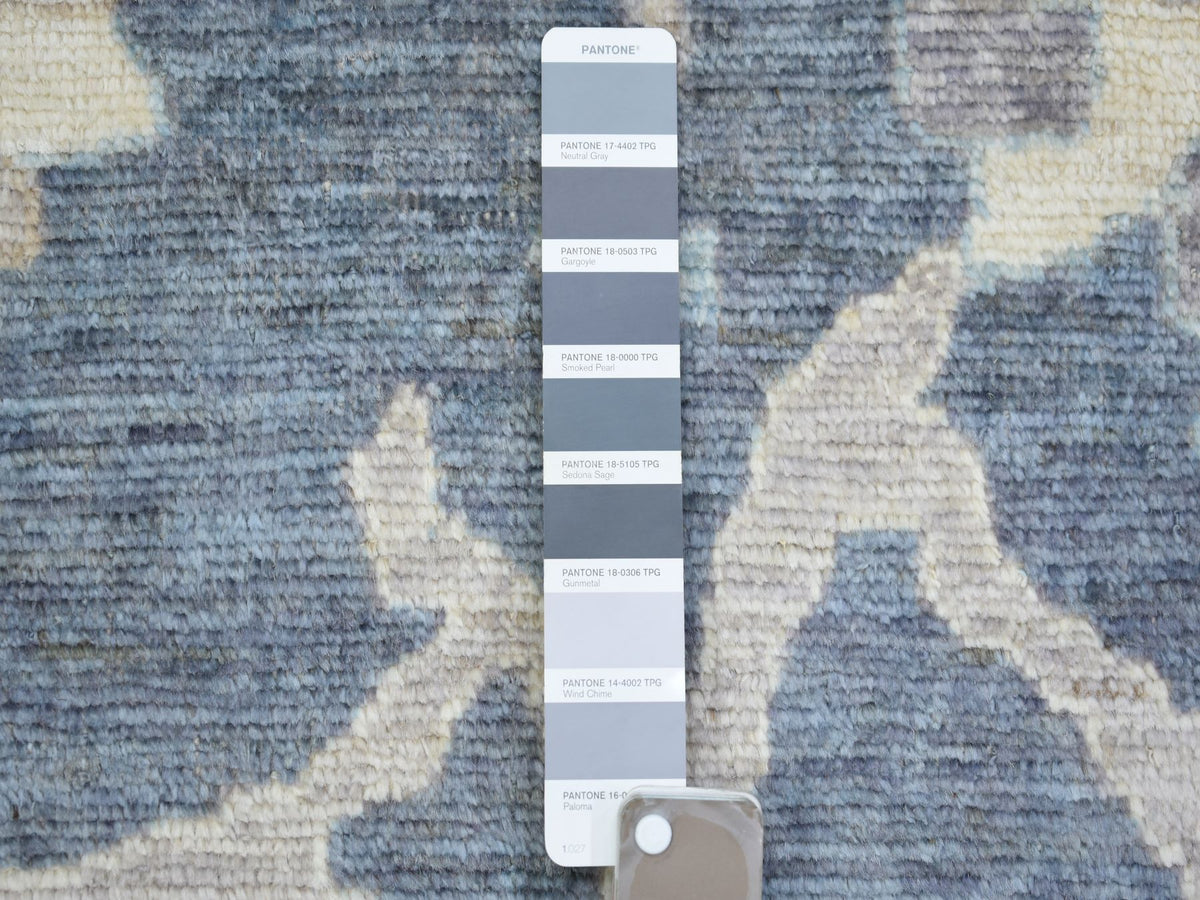 Oushak Oushak hand-knotted wool rug in Gray, 11'9" x 15'7" — SKU O073027 (view 7)