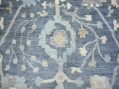 Oushak Oushak hand-knotted wool rug in Gray, 11'9" x 15'7" — SKU O073027 (view 8)