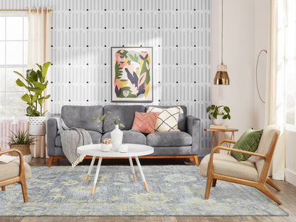Oushak Oushak hand-knotted wool rug in Gray, 6'2" x 8'9" — SKU O073033 (view 2)