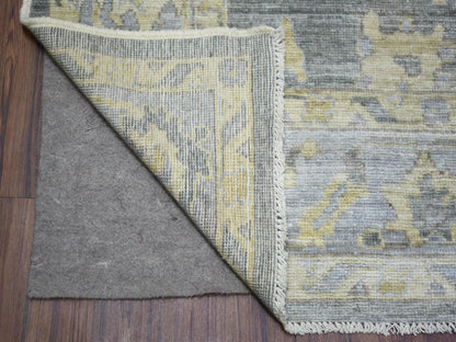 Oushak Oushak hand-knotted wool rug in Gray, 6'2" x 8'9" — SKU O073033 (view 3)