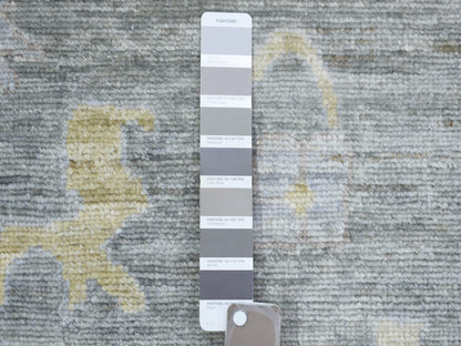 Oushak Oushak hand-knotted wool rug in Gray, 6'2" x 8'9" — SKU O073033 (view 4)