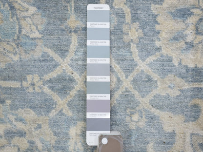 Mahal Oushak hand-knotted wool rug in Gray, 8'2" x 9'8" — SKU O073052 (view 7)