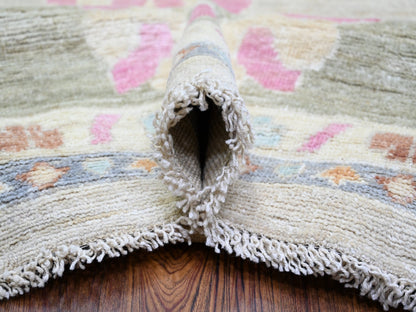 Oushak Oushak hand-knotted wool rug in Gray & Green, 11'10" x 15'5" — SKU O073147 (view 5)
