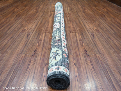 Oushak Oushak hand-knotted wool rug in Black, 6'7" x 9'5" — SKU O073272 (view 5)
