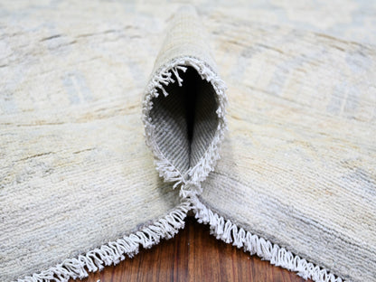 Peshawar Oushak hand-knotted wool rug in Gray, 11'9" x 14'3" — SKU O073280 (view 5)